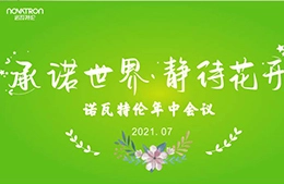 Engagement envers le monde, en attendant que les fleurs fleurissement-Rencontre 2021 mi-année de Novatron et Henan Acclamations, Love Fundraising Activities